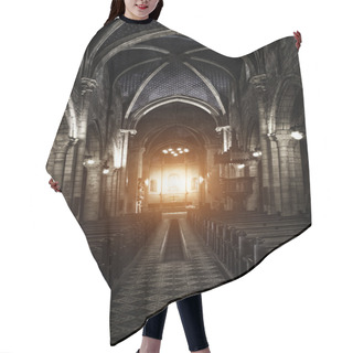 Personality  Sinister Gothic Cathedral Hair Cutting Cape