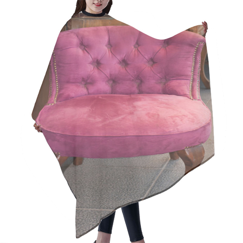 Personality  Purple Armchair Hair Cutting Cape