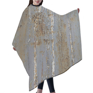 Personality  Rusty Metallic Surface Hair Cutting Cape