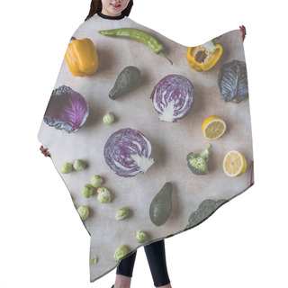 Personality  Cabbage And Brussel Sprouts Hair Cutting Cape