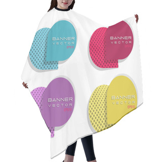 Personality  Abstract Banners Hair Cutting Cape