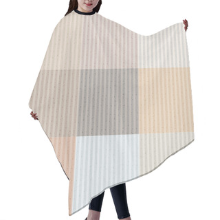 Personality  Seamless Recycled Striped Pattern Hair Cutting Cape