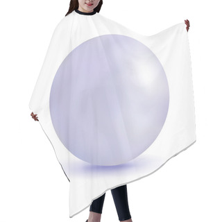 Personality  3D-illustration,-sphere-with-a-pearl-effect Hair Cutting Cape