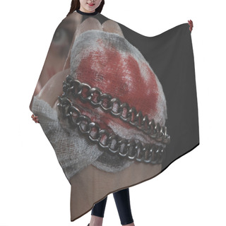 Personality  Fist And Blood Hair Cutting Cape
