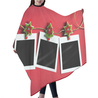 Personality  Christmas Polaroid Photo Frames  Hair Cutting Cape