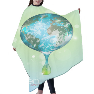 Personality  The Concept Of Clean Energy On The Planet Hair Cutting Cape