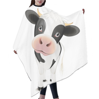 Personality  Little Cow Hair Cutting Cape