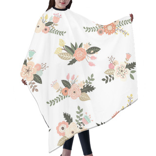 Personality  Floral Bouquet Collection Hair Cutting Cape