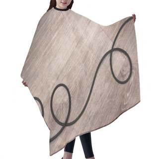 Personality  Wooden Tiles And Laminate Background Hair Cutting Cape