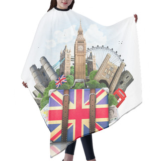 Personality  England, British Landmarks, Travel Hair Cutting Cape