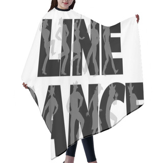 Personality  Line Dance Banner Hair Cutting Cape