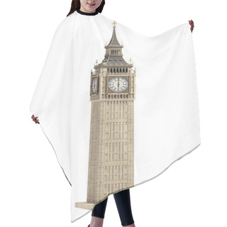 Personality  Big Ben Tower The Architectural Symbol Of London, England And Great Britain Isolated On White Background. 3d Illustration Hair Cutting Cape