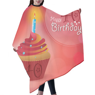 Personality  Happy 40th Birthday Greeting, Invitation, Message Hair Cutting Cape
