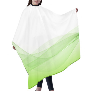 Personality  Abstract Green Background Hair Cutting Cape