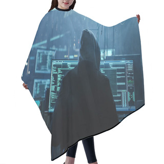 Personality  Dangerous Hooded Hacker Breaks Into Government Data Servers And  Hair Cutting Cape