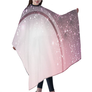 Personality  Festive Shining Lilac Background Hair Cutting Cape