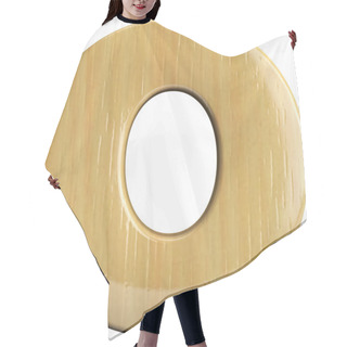 Personality  Wooden Number 0 - Zero Hair Cutting Cape
