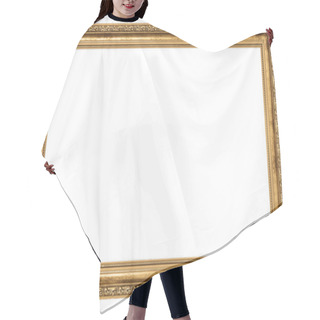 Personality  Extremely Long Golden Frame Hair Cutting Cape