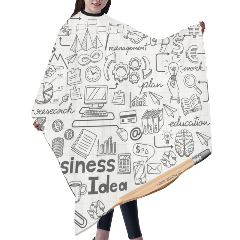 Personality  Business Idea Set Hair Cutting Cape