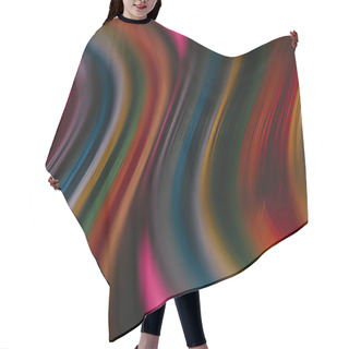 Personality  Close Up Of Colored Quilling Paper Curves Hair Cutting Cape