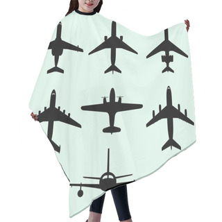Personality  Airplanes Hair Cutting Cape