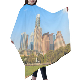 Personality  View Of Austin, Downtown Skyline Hair Cutting Cape
