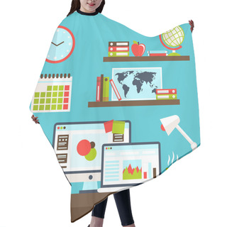 Personality  Office Workstation Design Hair Cutting Cape