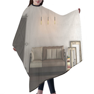 Personality  Living Room In Rustic Style Hair Cutting Cape