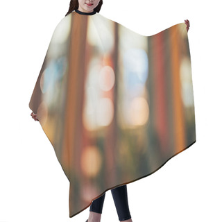 Personality  Creative Vibrant Blurred Abstract Background Hair Cutting Cape