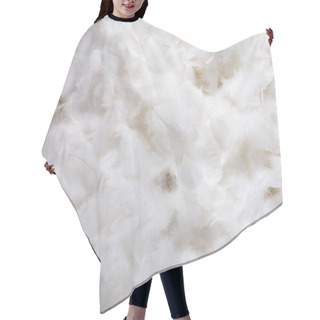 Personality  White Feathers Hair Cutting Cape