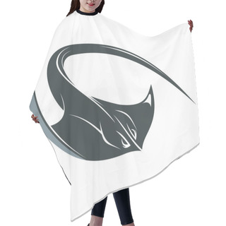 Personality  Swimming Manta Or Sting Ray Hair Cutting Cape