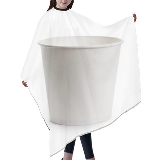 Personality  White Paper Cup Hair Cutting Cape