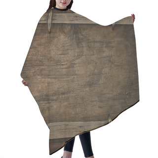 Personality  Announcement Wood With Free Space Hair Cutting Cape
