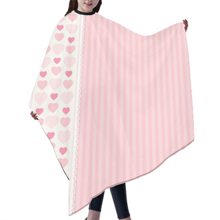 Personality  Pattern With Hearts Hair Cutting Cape