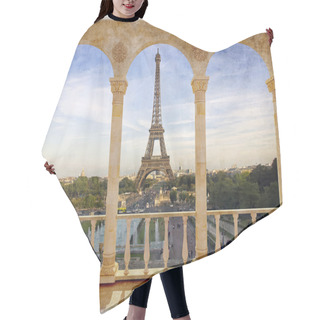 Personality  Terrace With Views Of Paris Hair Cutting Cape