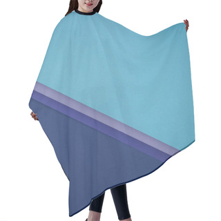 Personality  Beautiful Abstract Geometric Paper Background Hair Cutting Cape