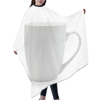 Personality  Tea Cup On White Hair Cutting Cape