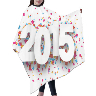 Personality  2015 Paper Confetti Sign. Hair Cutting Cape