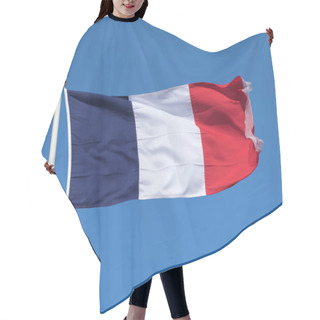 Personality  French Flag Blowing In The Wind. Hair Cutting Cape