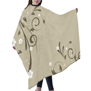 Personality  Flower Decoratively Romantically Abstraction Illustration Hair Cutting Cape
