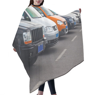 Personality  Cars Parking Hair Cutting Cape
