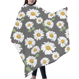 Personality  Daisies Seamless Pattern Hair Cutting Cape