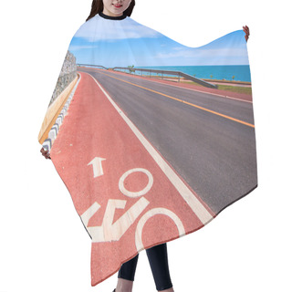 Personality  Bicycle Lane Bicycle Path Hair Cutting Cape