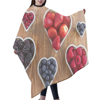 Personality  Assorted Fresh Berries And Pomegranate Seeds Hair Cutting Cape