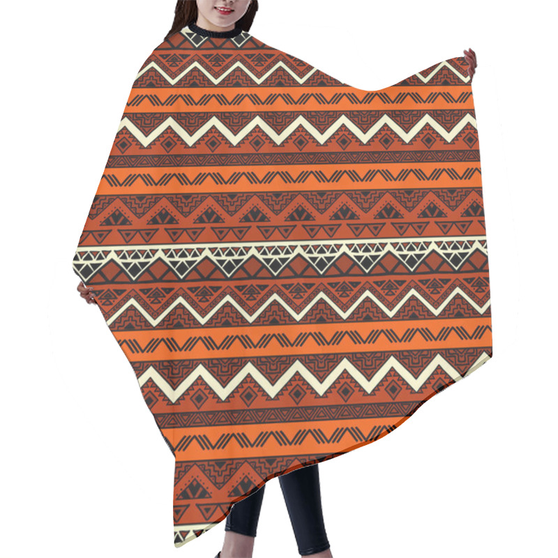 Personality  Seamless Geometrical Ethnic Pattern Hair Cutting Cape