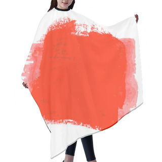 Personality  Vintage Grunge Paint Banner Hair Cutting Cape