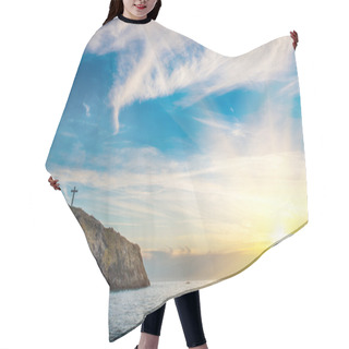 Personality  Sunset On The Beach Hair Cutting Cape