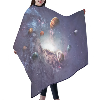 Personality  High Resolution Images Presents Creating Planets Of The Solar System. This Image Elements Furnished By NASA. Hair Cutting Cape