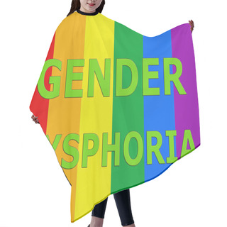 Personality  Gender Dysphoria Concept Hair Cutting Cape