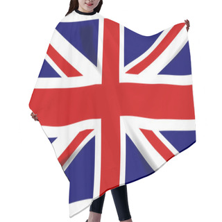 Personality  Fluttering Union Jack Hair Cutting Cape